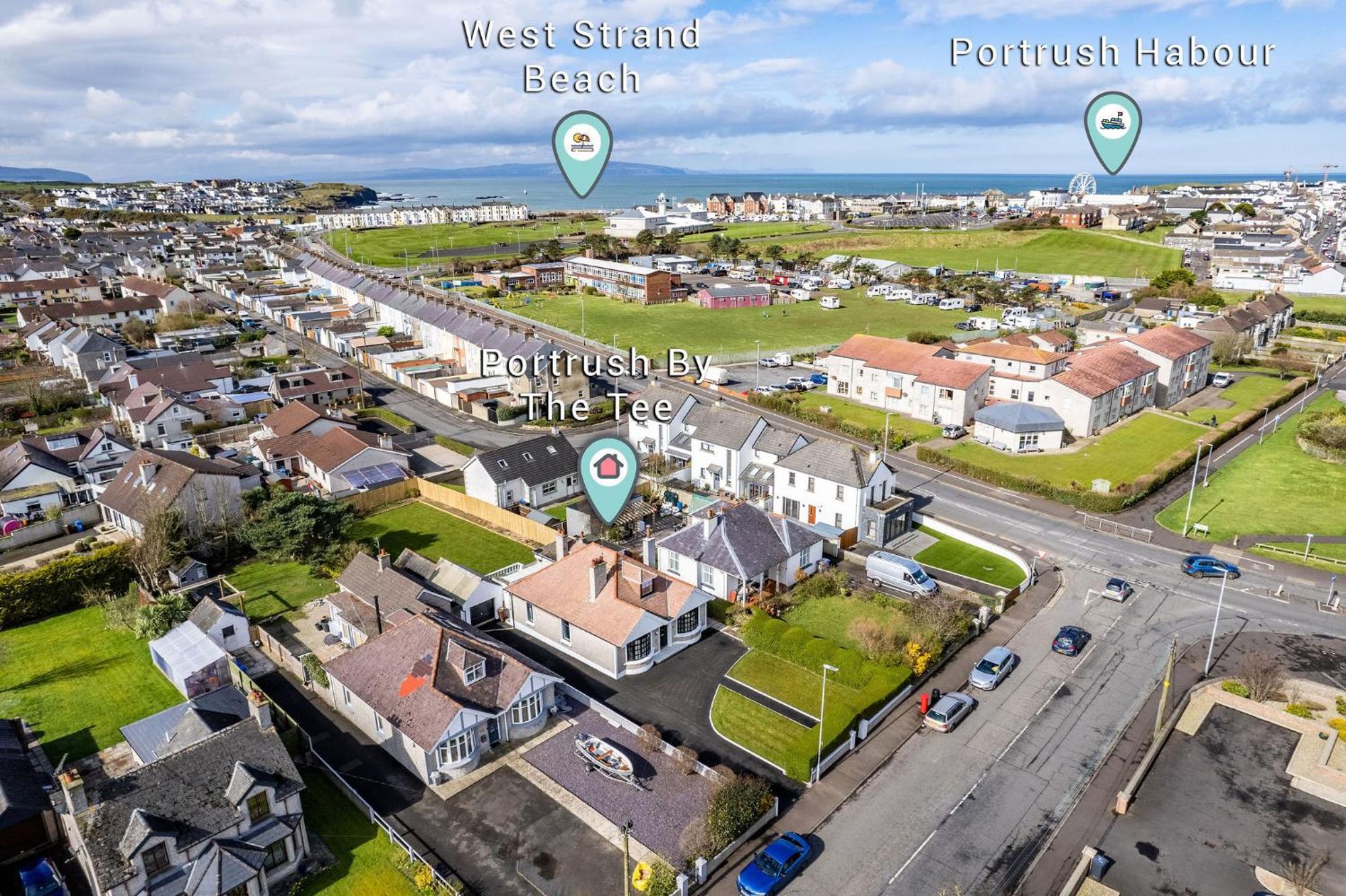 Portrush By The Tee Βίλα Εξωτερικό φωτογραφία